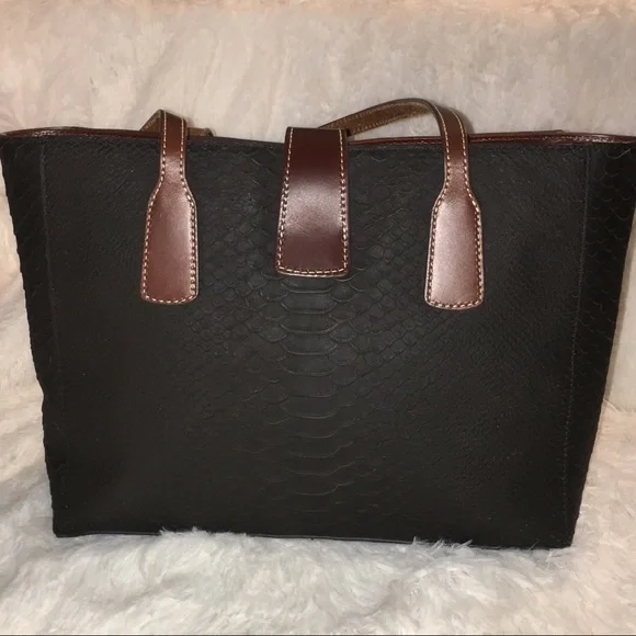 Dooney & Bourke Shannon Python Tote - Picture 2 of 10
